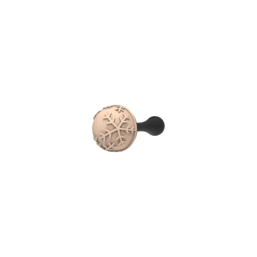 Puolipallomuotti ja suklaaleimasimet 4 kpl Semisfera01 & Choco Stamp B - Silikomart Professional