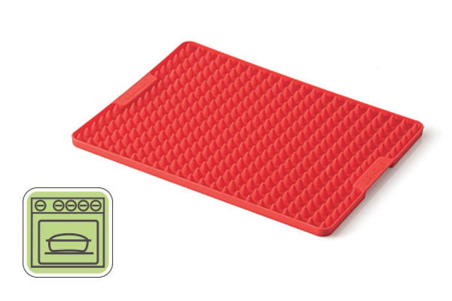 Silikoninen paistomatto 28,5 × 21,5 cm - Silikomart Crispy Mat