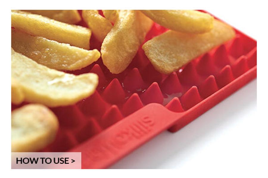Silikoninen paistomatto 28,5 × 21,5 cm - Silikomart Crispy Mat