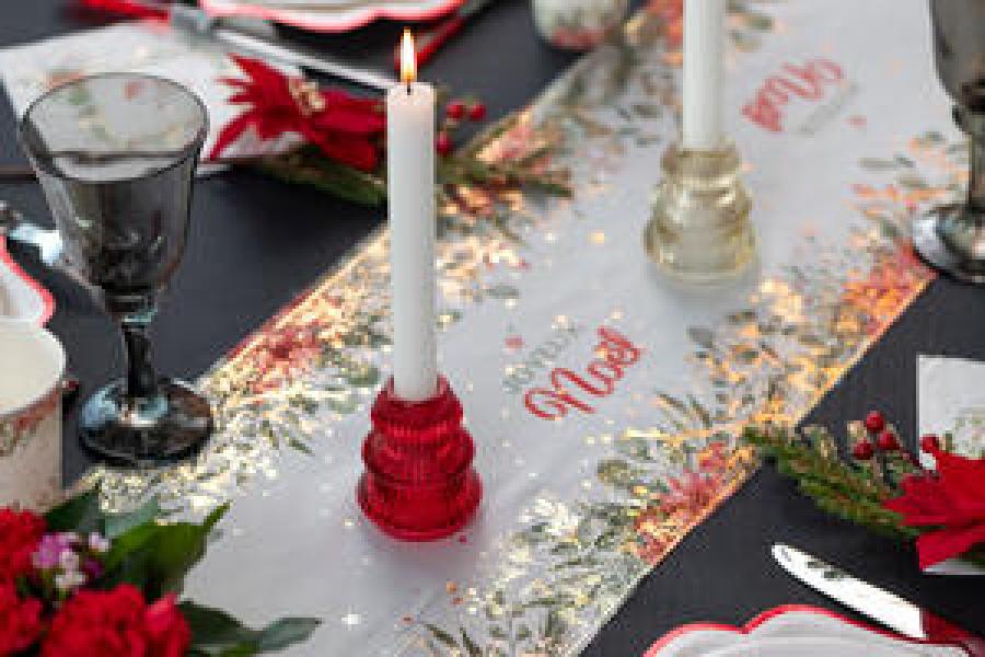 Kynttilänjalka kuusi shampanjanvärinen lasia, Ø 6 x 7.5 cm