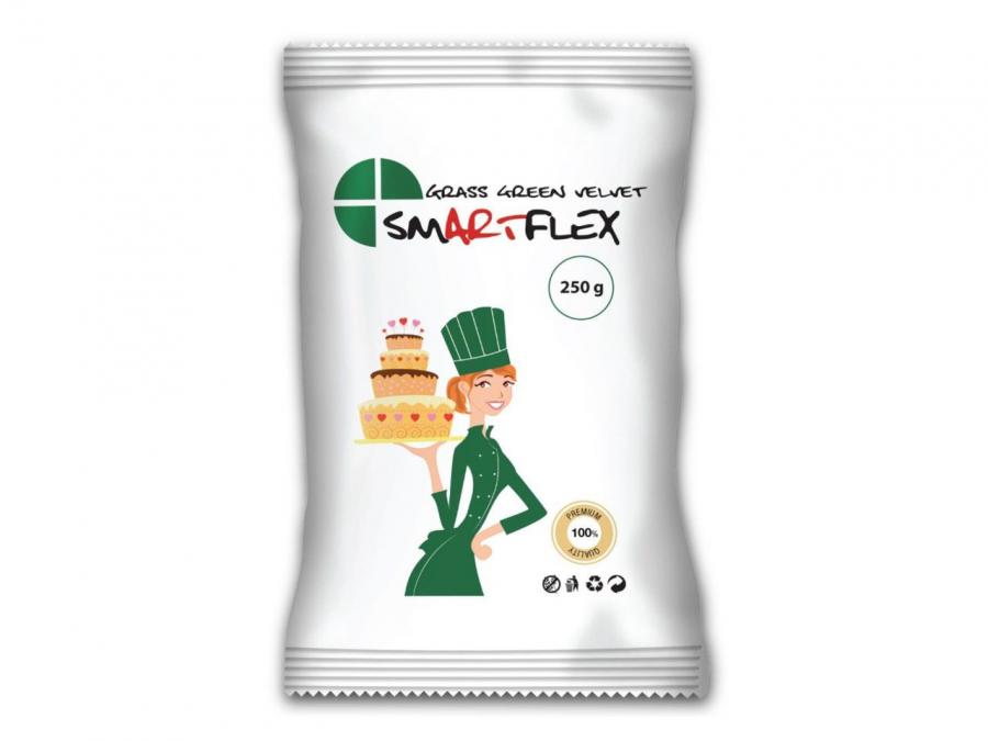 Sokerimassa SmartFlex, tumman vihreä 250g