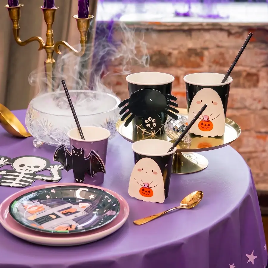 Pahvimukit Halloween Spooky Friends, 6 kpl