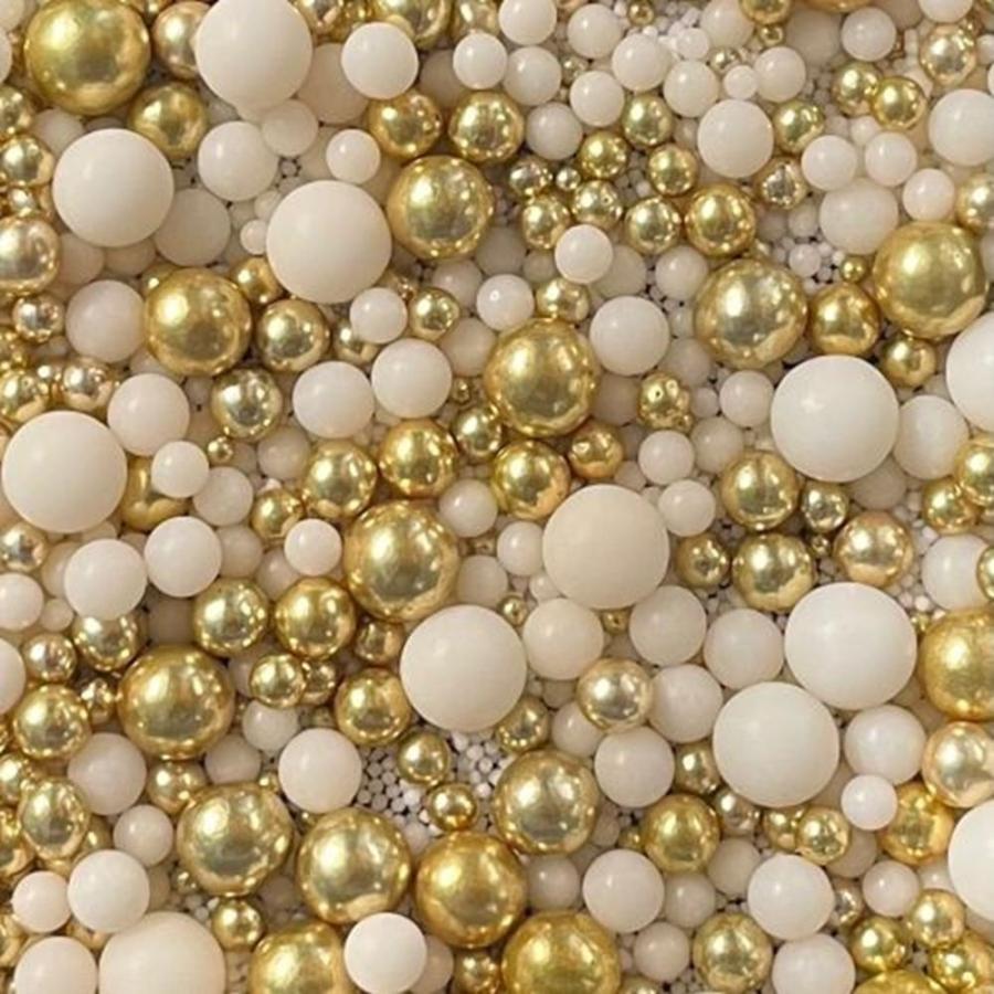 Syötävät sokerihelmet Gold Rush 80 g - gluteeniton