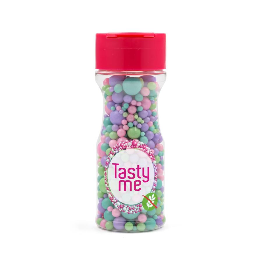 Syötävät koristeet Pastelliset helmet 70 g, gluteeniton