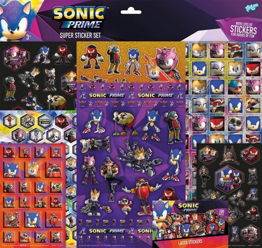 Megapakkaus Sonic Prime tarroja