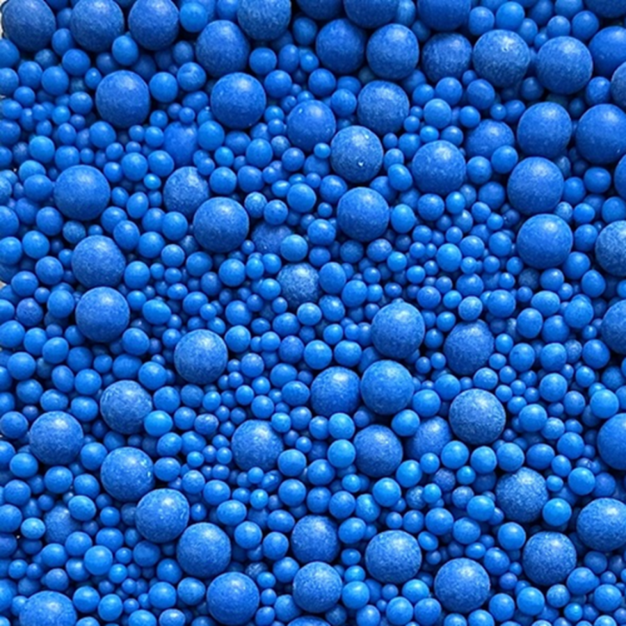 Syötävät sokerihelmet sininen 3-10 mm, 70 g - gluteeniton