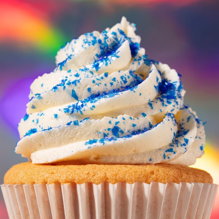 Syötävä glitter 3 g, Iridescent Blue Sapphire