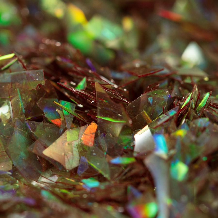 Syötävä glitter 3 g, Iridescent Emeraldin vihreä