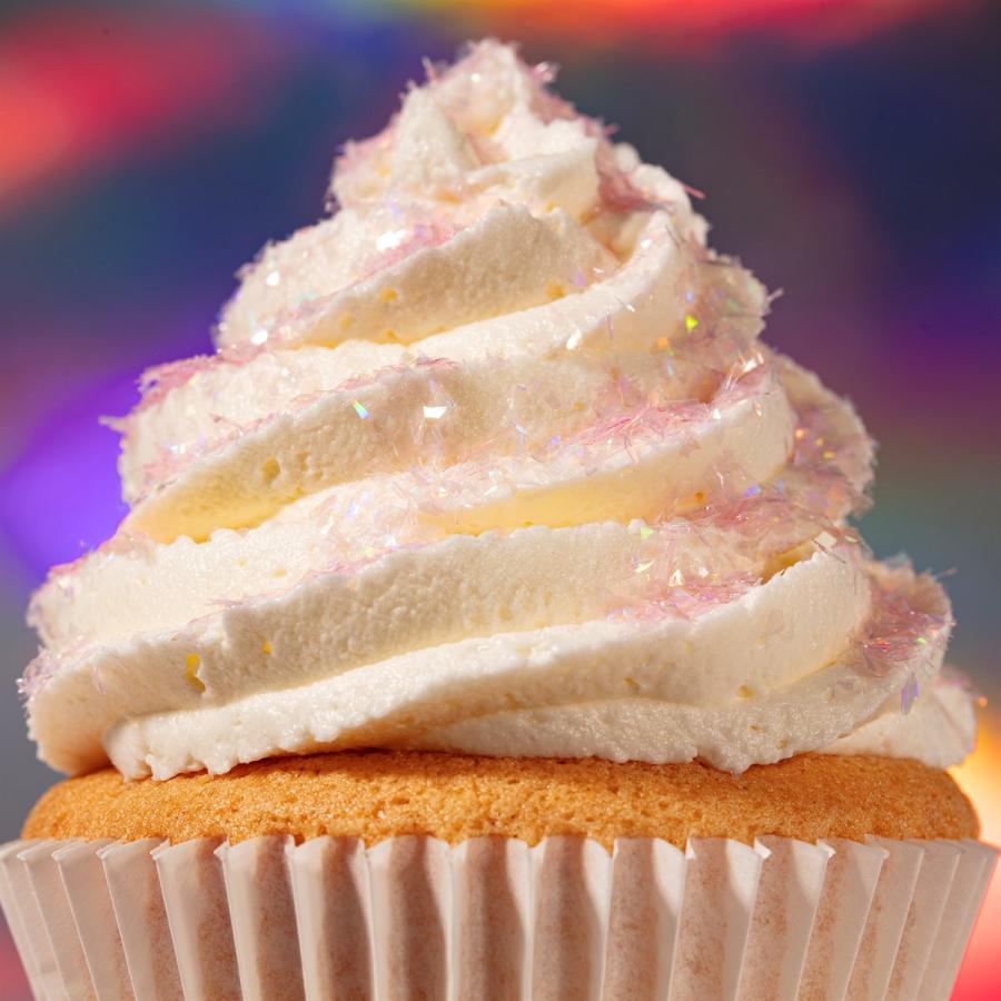 Syötävä glitter 3 g, Iridescent Pinkki topaasi