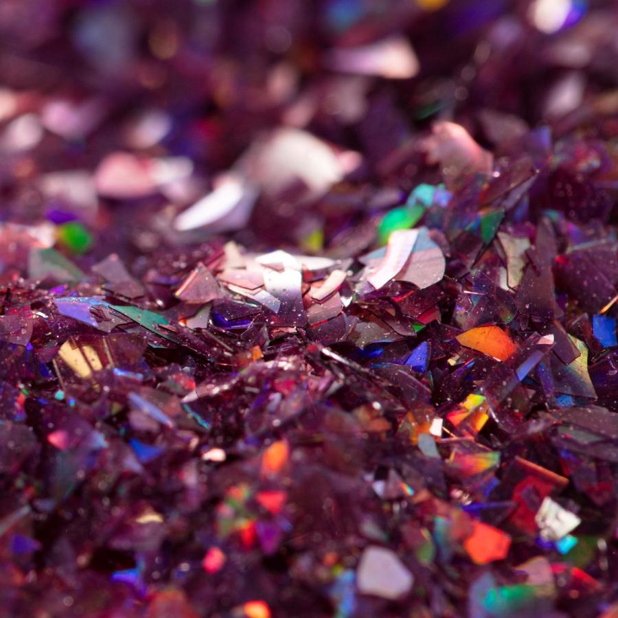 Syötävä glitter 3 g, Iridescent Violetti ametisti