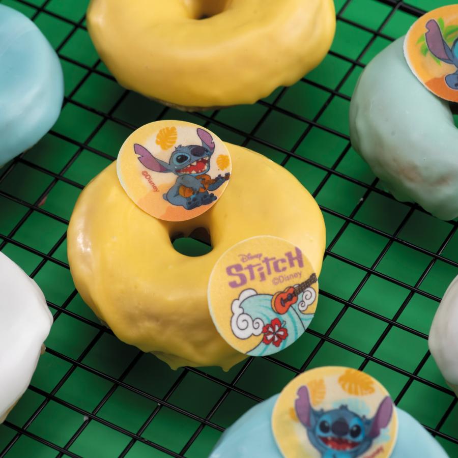 Syötävät Lilo & Stitch vohvelikoristeet Ø 3,4CM, 20 KPL