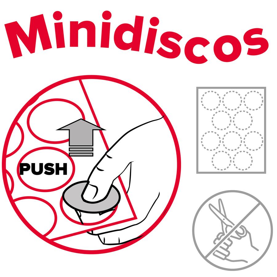 Syötävät Lilo & Stitch vohvelikoristeet Ø 3,4CM, 20 KPL