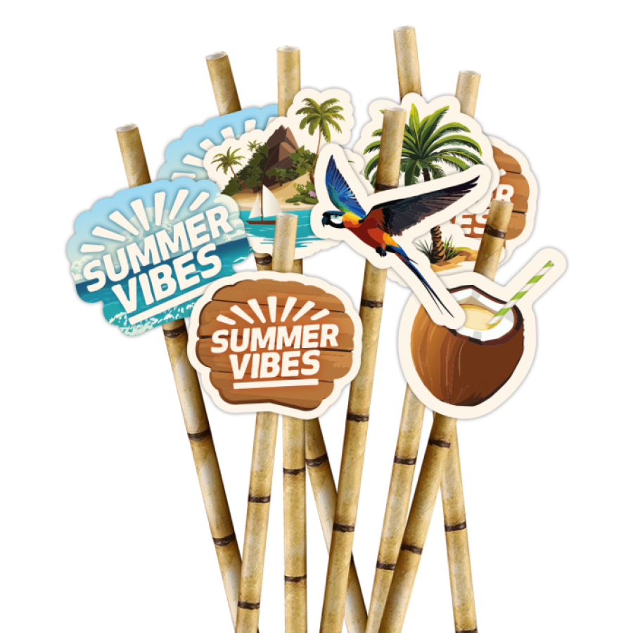 Paperipillit Summer vibes 8 kpl