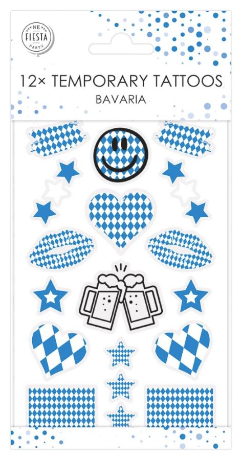 Octoberfest / Olut -tatuoinnit, 12 kpl