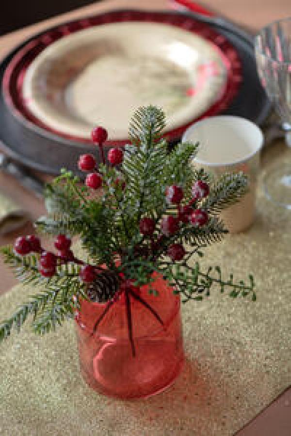 Lasimaljakko punainen 9 x 11 cm