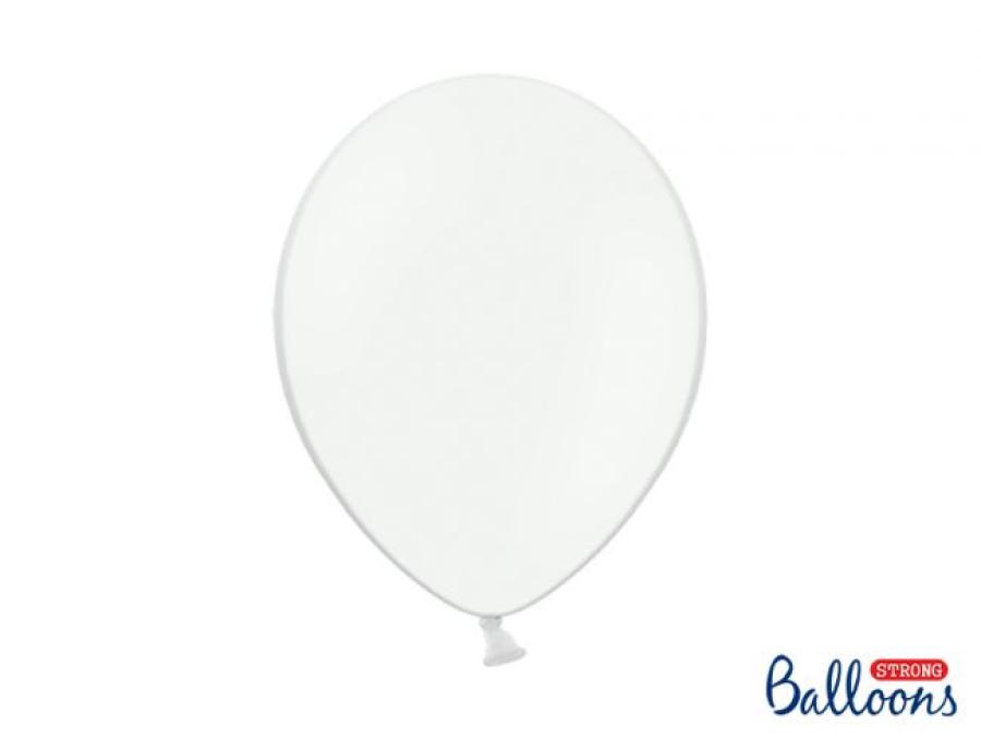 Vahvat ilmapallot pastelli, 100 kpl, Valkoinen 30cm