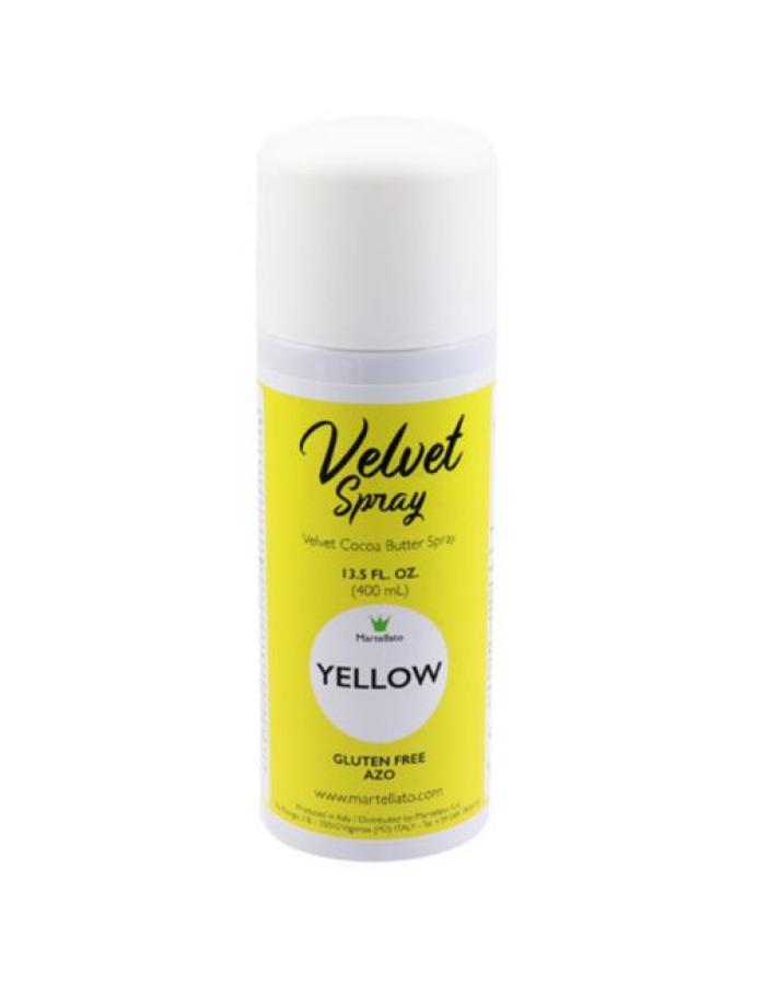 Velvet spray / suklaaspray 400 ml, keltainen