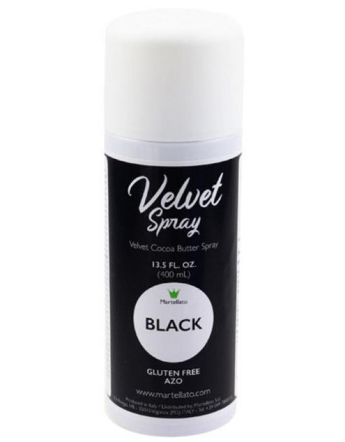 Velvet spray / suklaaspray 400 ml, musta