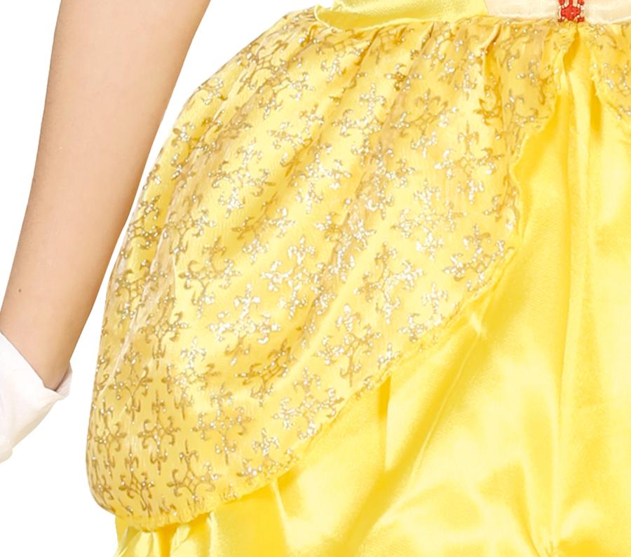 Keltainen prinsessa lastenasu, 3-4-vuotiaalle